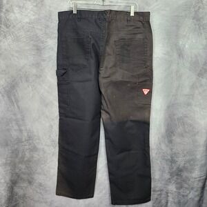 Ticomela FR Flame Resistant Pants Mens 36x30 Black Double Knee NFPA 2112‎ CAT 2